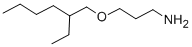 Struktura 2-etyloheksyloksypropyloaminy