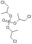 Struktura tris (2-chloro-1-metyloetylo) estru kwasu fosforowego