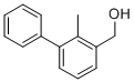 Struktura 2-metylo-3-bifenylometanolu