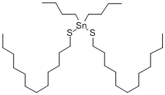 Struktura DI-N-BUTYLBIS (DODECYLTHIO)