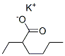 Struktura 2-etyloheksanianu potasu