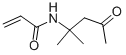 Struktura diacetonoakrylamidu